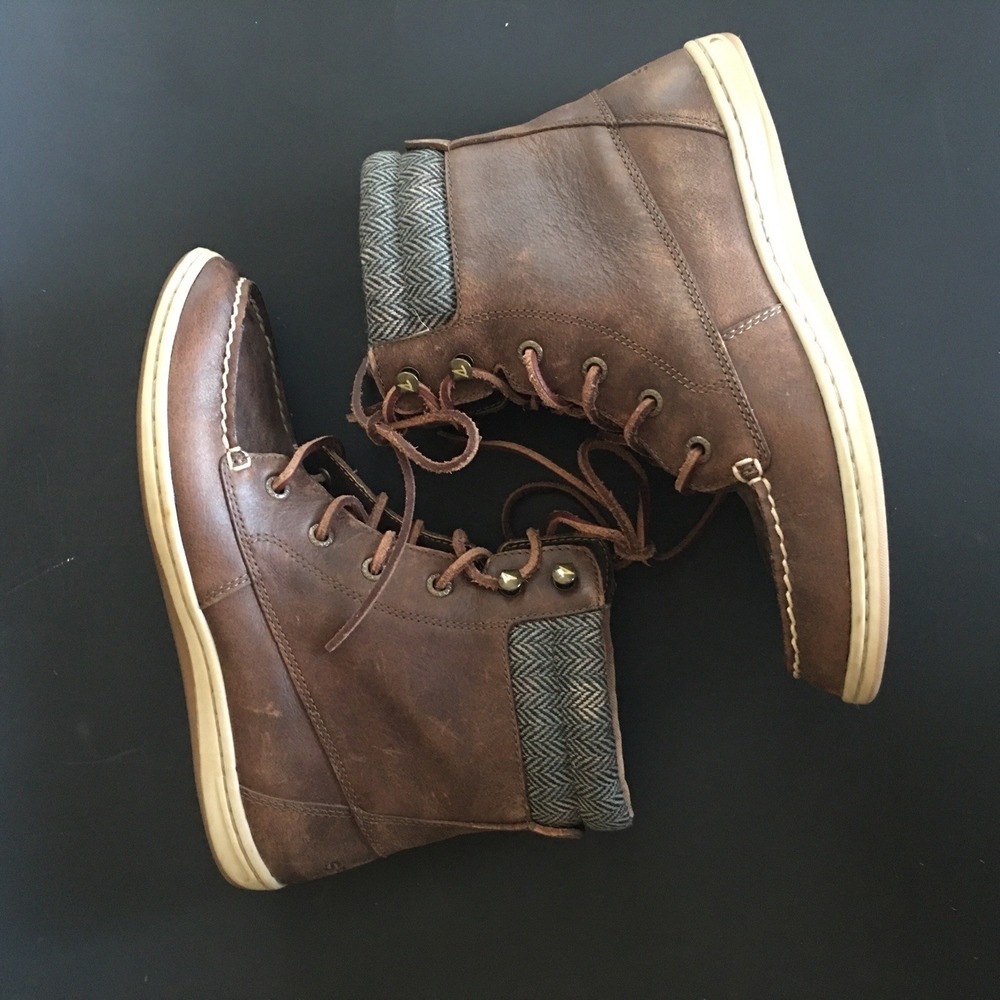 SPERRY Top Sider Women's Size 7.5M Brown Leather Ankle Boots. EUC - Picture 12 of 16